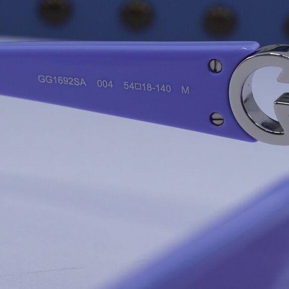 Gucci GG1692SA 004 Square Sunglasses - Violet - Picture 7 of 11